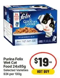 IGA Purina Felix Wet Cat Food Selected Varieties offer