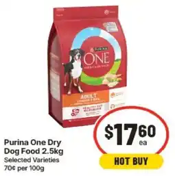 IGA Purina One Dry Dog Food offer