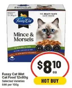 IGA Fussy Cat Wet Cat Food offer