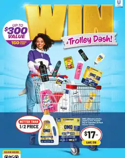 IGA OMO Ultimate Laundry Liquid 2 Litre, Powder 2kg or Capsules 28 Pack offer