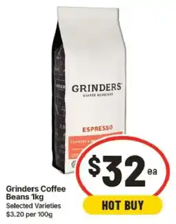 IGA Grinders Coffee Beans offer