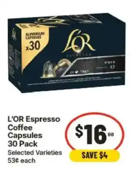 IGA L'OR Espresso Coffee Capsules offer