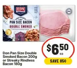 IGA Don Pan Size Double Smoked Bacon offer
