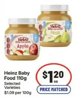 IGA Heinz Baby Food offer