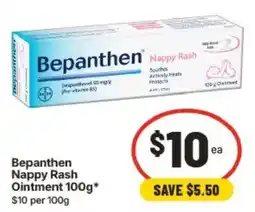 IGA Bepanthen Nappy Rash Ointment offer