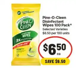 IGA Pine-O-Cleen Disinfectant Wipes offer