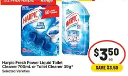 IGA Harpic Fresh Power Liquid Toilet Cleaner offer