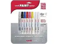 Officeworks Uniball PX20 Paint Markers 8 Pack Assorted offer