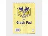 Officeworks Spirax No. 585 A4 Graph Pad 5mm 30 Sheet offer