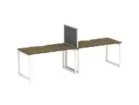 Officeworks Stilford S2 Side by Side Desks 1500x750 with Screen offer