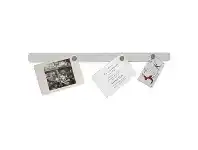 Officeworks Three By Three Self-Stick Strip Magnetic Bulletin Board White offer