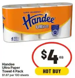IGA Handee Ultra Paper Towel offer