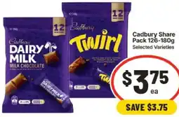 IGA Cadbury Share Pack offer