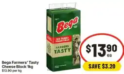 IGA Bega Farmers' Tasty Cheese Block offer