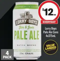 Coles Lorry Boys Pale Ale offer