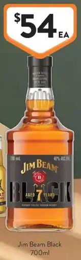 Foodworks Jim Beam Black offer