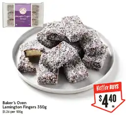 IGA Baker's Oven Lamington Fingers offer