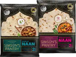 IGA Simson’s Pantry Traditional or Garlic Naan 250g offer