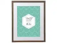 Officeworks Promenade Frame 16 x 20" with 12 x 16" Opening Brown offer