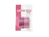 Officeworks Otto Washi and Glitter Tape Pink 2 Pack offer
