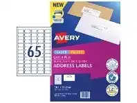 Officeworks Avery 65UP Labels 38 x 21 mm White 10 Sheets offer