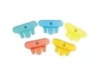 Crystalfile Suspension File Indicator Tabs Rainbow 50 Pack