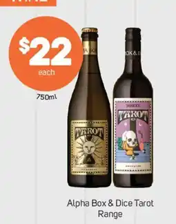 Foodland Alpha Box & Dice Tarot Range offer