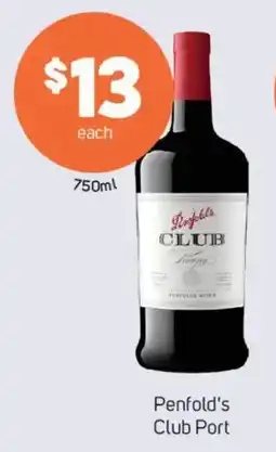 Foodland Penfold's Club Port offer