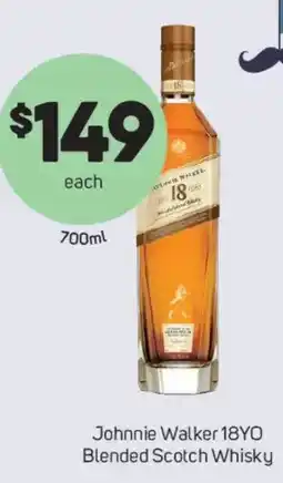 Foodland Johnnie Walker 18YO Blended Scotch Whisky offer