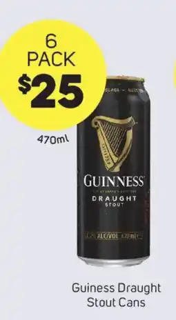 Foodland Guinness Draught Stout Cans offer