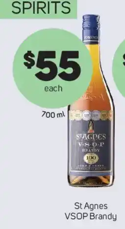 Foodland St Agnes VSOP Brandy offer