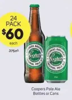 Foodland Coopers Pale Ale offer