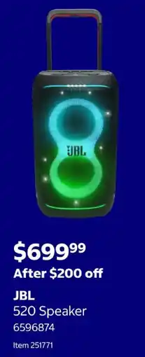 Costco JBL 520 Speaker offer
