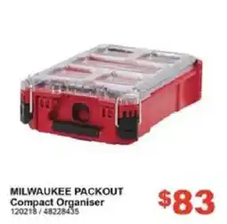Total Tools Milwaukee Packout Compact Organiser offer