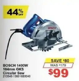 Total Tools Bosch 1400W 184mm GKS Circular Saw offer