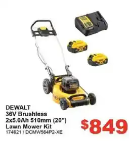 Total Tools DeWalt 36V Brushless Lawn Mower Kit offer