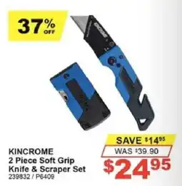 Total Tools Kincrome 2 Piece Soft Grip Knife & Scraper Set offer