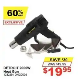 Total Tools Detroit 2000W Heat Gun offer