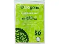 Officeworks Biogone Bio-Gone Zip Lock Bag 225 x 300mm 50 Pack offer