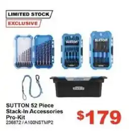 Total Tools Sutton 52 Piece Stack-In Accessories Pro-Kit offer