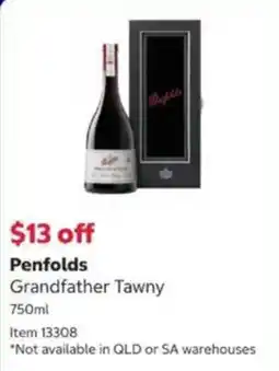 Costco Penfolds Grandfather Tawny offer