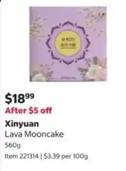 Costco Xinyuan Lava Mooncake offer