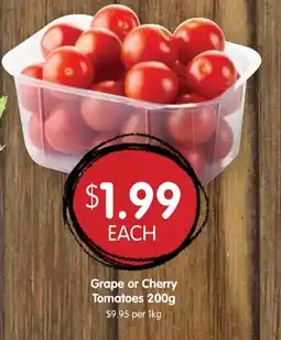 Spudshed Grape or Cherry Tomatoes offer
