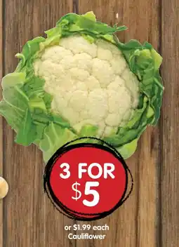 Spudshed Cauliflower offer