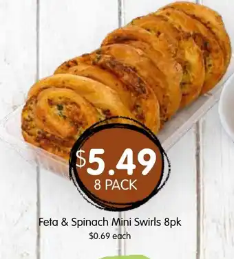 Feta & Spinach Mini Swirls