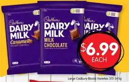 Spudshed Cadbury Dairy Milk Blocks Varieties offer