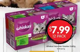 Spudshed Whiskas Favourites Varieties offer