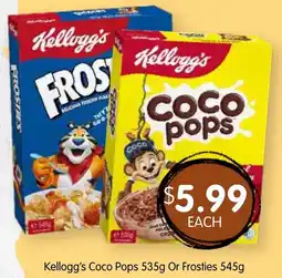 Spudshed Kellogg's Coco Pops offer
