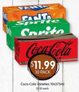 Spudshed Coca-Cola Varieties offer