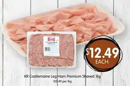 Spudshed KR Castlemaine Leg Ham Premium Shaved offer